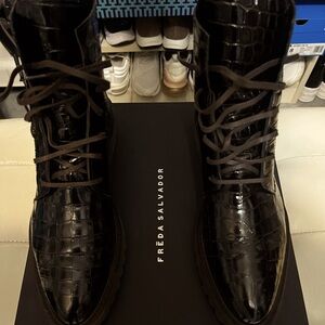 Freda Salvador Lug sole, Lace up Boots
I am sorry these boots were sold.